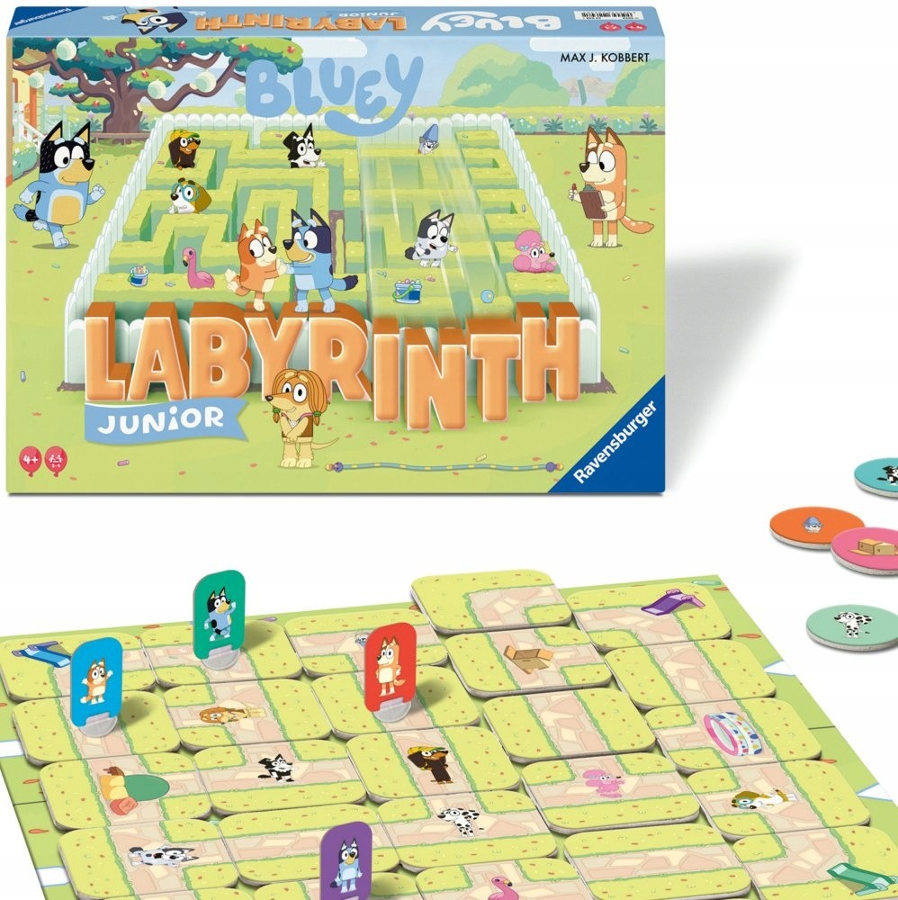 Spoločenská hra Labyrint Junior Bluey od Ravensburgeru